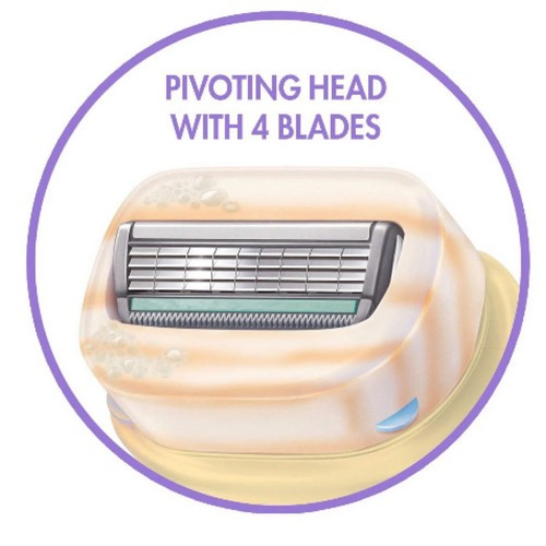 امواس شفرة الحلاقة النسائية بخلاصة زبدة الكاكاو من...