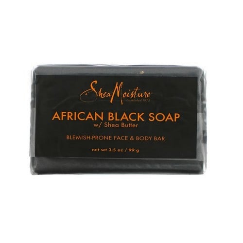 صابون أفريقي أسود للوجه والجسم بزبدة الشيا - 99جم