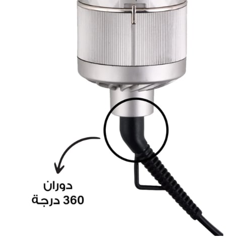 استشوار للشعر بشعيرات معنقدة مقاومة للتشابك من ريب...