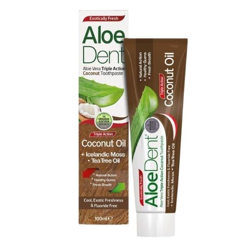 معجون اسنان طبيعي بزيت جوز الهند من الودنت - 100مل