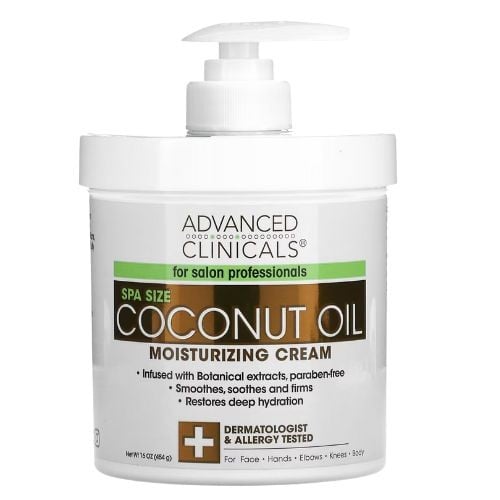 كريم مرطب بزيت جوز الهند من ادفانسد كلينيكالز‏- 45...