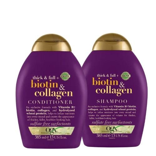 شامبو وبلسم بيوتين وكولاجين من او جي اكس