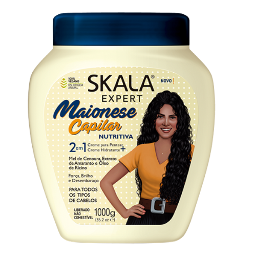 كريم مايونيز لترطيب وفك تشابك الشعر من سكالا - 100...