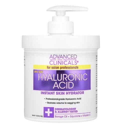 كريم حمض الهيالورونيك من ادفانسد كلينيكالز‏- 454 غ