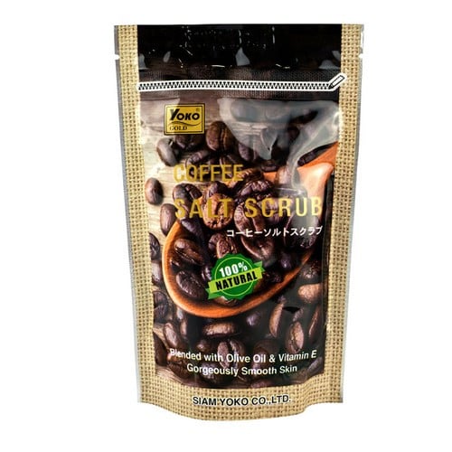 يوكو قولد ملح مقشر بخلاصة القهوة ممزوج بزيت الزيتو...