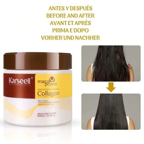 قناع علاج الشعر بالكولاجين والماكا من كارسيل - 500...