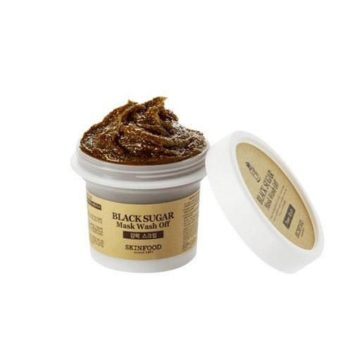 قناع الوجه بالسكر الأسود من سكن فود - 100غ