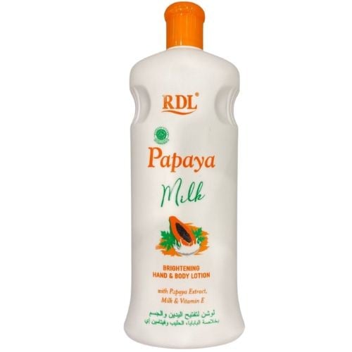 مرطب البابايا بالحليب وفيتامين هـ لتفتيح الجسم وال...