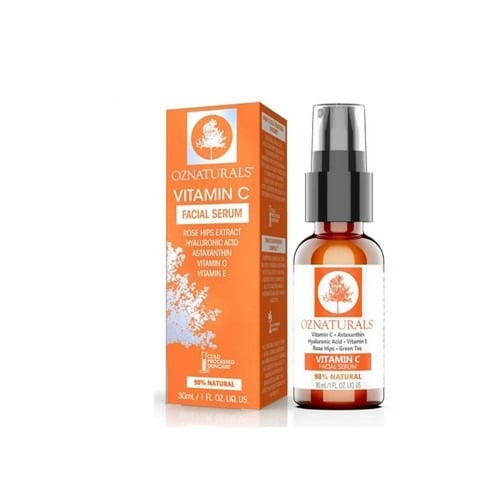 سيروم فيتامين سي للوجه من اوز ناتشورال -30مل