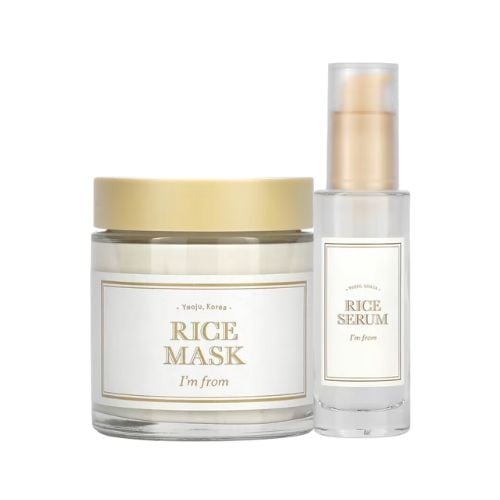 مجموعة الارز من اي ام فروم الكوريه لتفتيح وشد البش...