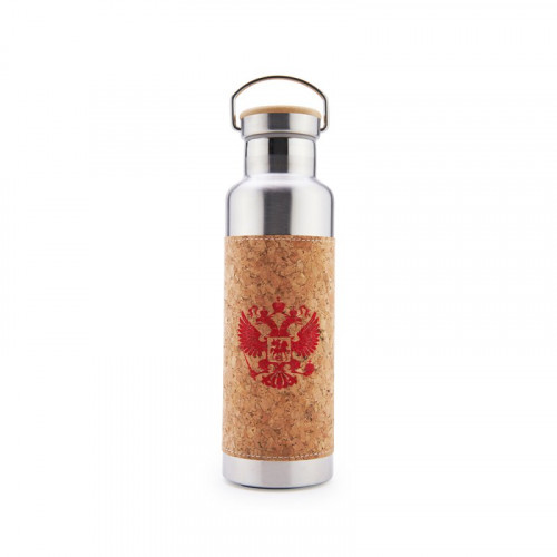 كوب حراري أستيل 700 مل خشبي