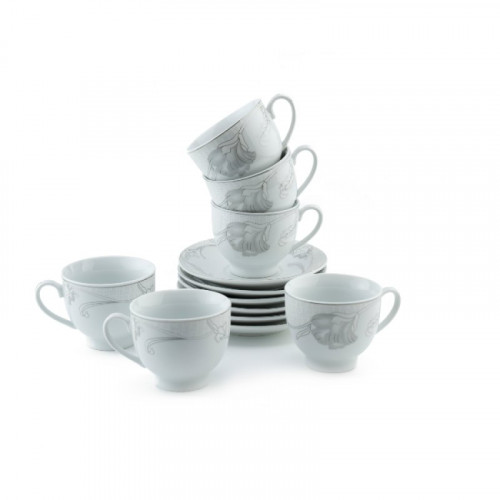 طقم 6 أكواب شاي بورسلين