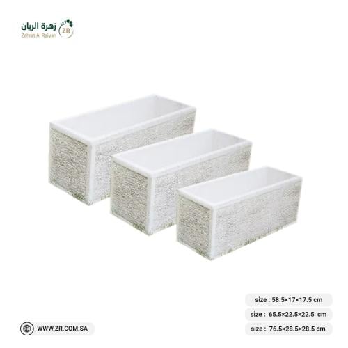 احواض زرع مستطيلة مستوردة