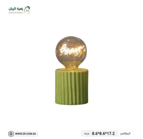 إضاءة سيراميك طاولة مقاس 8سم heart