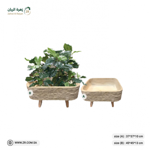 أحواض زراعية مصنوعة من الفايبر (مقاسين)