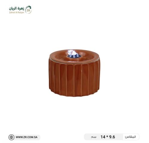 نافورة مكتبية سيراميك مضلعة مقاس 14 سم