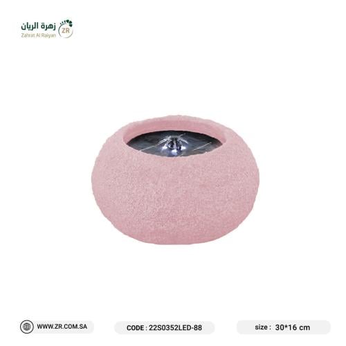 نافورة كروية مودرن لون روز