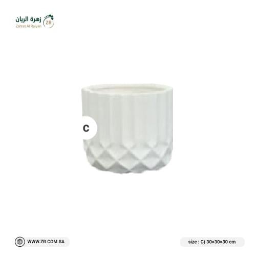 أحواض زراعية مصنوعة من الفايبر (3 مقاسات)
