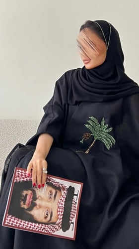 #32 عباية لنن هندي قصة بشت مع شك وطرحة