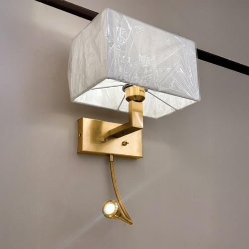 جداري سرير اباجوره مستطيل لمبة E27 8260