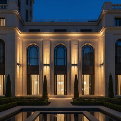 ابليك جهتين اسود مستطيل - 2238