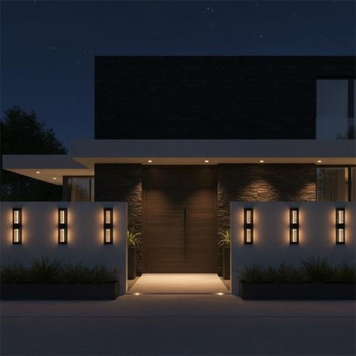 جداري كاربون خط أسود وزجاج طولي مقاسين 0410F - 041...