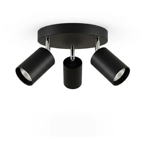 كشاف ظاهر متحرك لمبه gu10 ثلاثي مدور MFMZ-055210-Y...