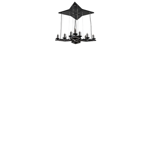 ثريا نجمة الشموع اسود SD350-16
