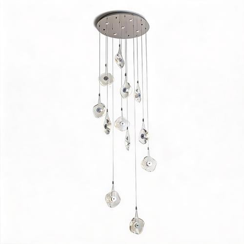 Chamfered Crystal & Spotlight Chrome Chandelier (1...