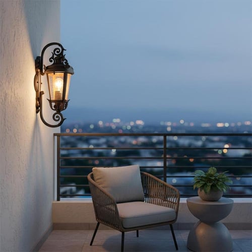 أبليك خارجي برونز+ذهبي غامق زجاج تشامبين بثلاث أحج...