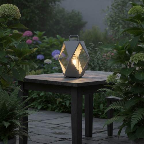 اباجورة خارجي دايموند رمادي T0860A