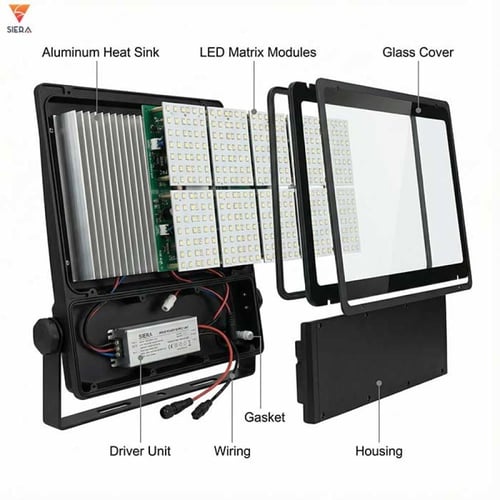 كشاف خارجي فلود 200وات 280نقطة ليد ابيستار F013