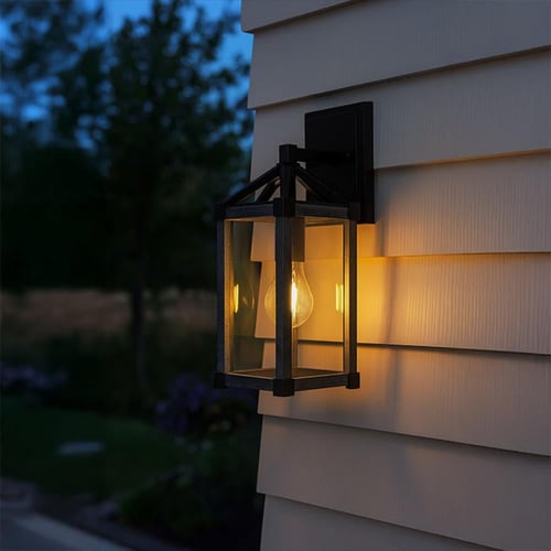 جداري خارجي نيبجون أسود وخشبي E27 لمبه 0413M