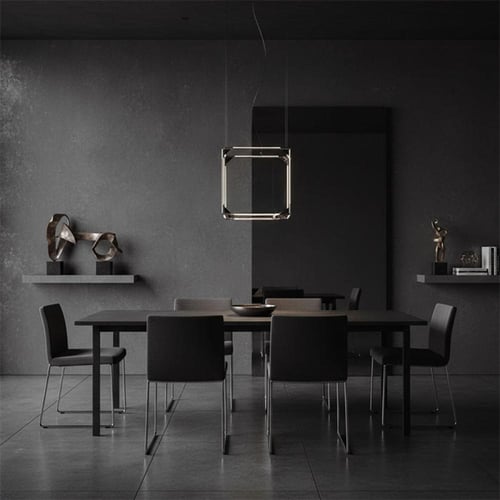 ثريا جونيبر مربع أسود 60 وات P21008