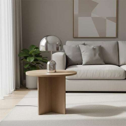 أباجورة قبة معدن كروم 9811T