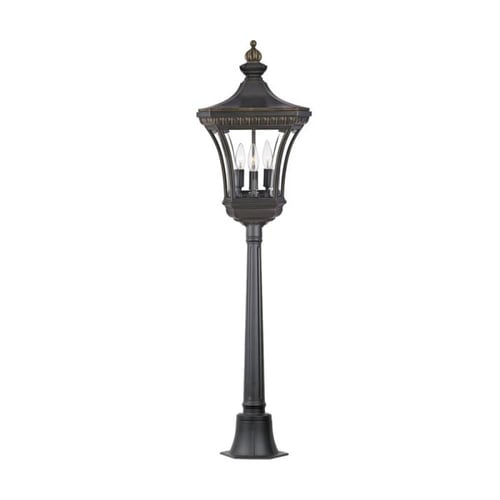 عامود مشاية كبير أسود وذهبي زجاج شفاف SD8309-L