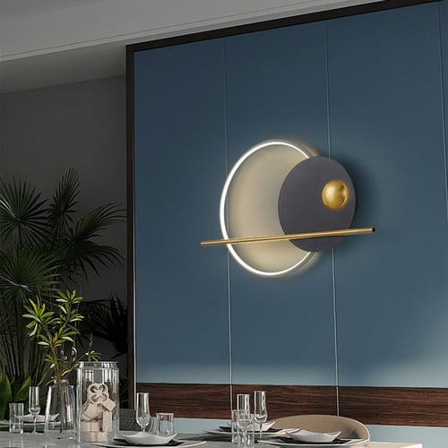 جداري بورد أسود وذهبي W6699