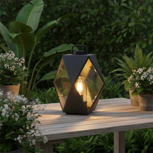 اباجورة خارجي دايموند رمادي T0860A