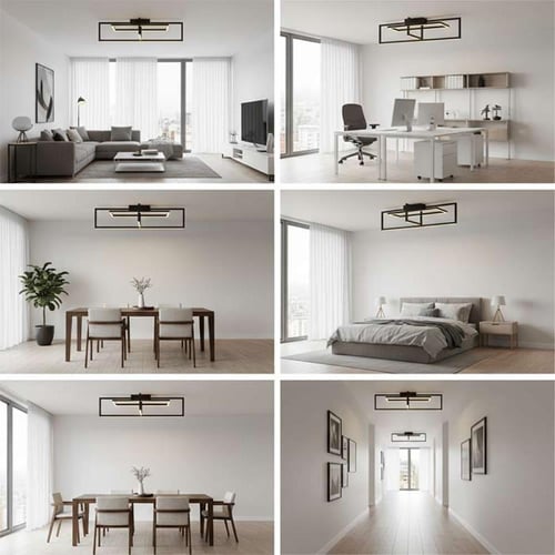 لطش هيلدا المنيوم أسود 39 وات 92 سم 11028