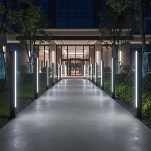 عامود لينير أسود 3 متر 1052