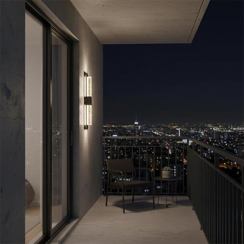 جداري كاربون خط أسود وزجاج طولي مقاسين 0410F - 041...