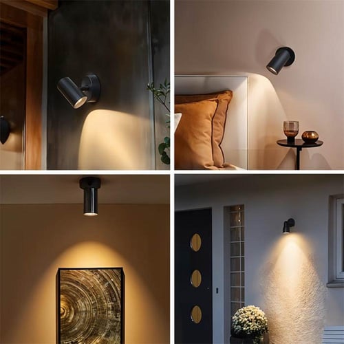 كشاف جداري فنادق تراكGU10 لمبه 5.5 سم B8135