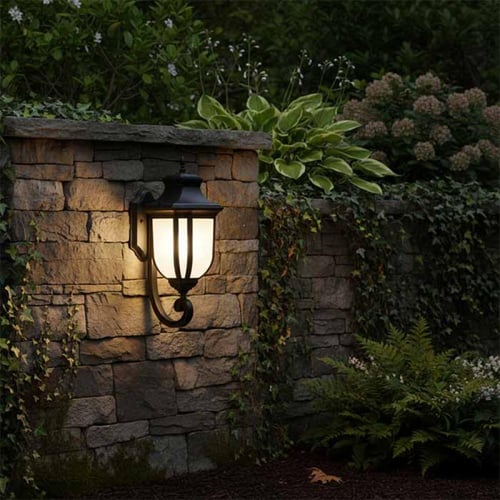 أبليك خارجي زجاج حليبي ضخم HS4616-XL