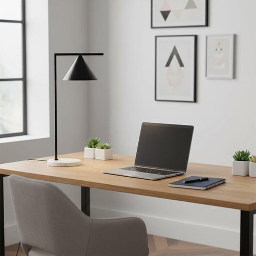 اباجور كون اسود مطفي 9035T قاعدة رخام