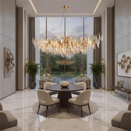 ثريا مستطيل بلوم كريستال كلاسيكي 6001