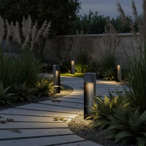 مشايه لوسيد خشب و المونيم أسود ليد ابيستار GR0610