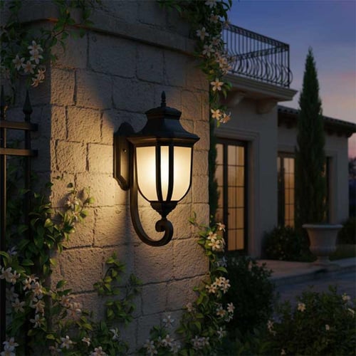 أبليك خارجي زجاج حليبي ضخم HS4616-XL