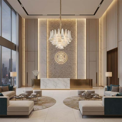 ثريا كلويد سيراميك E14*16 دائري 84 سم 10058-16