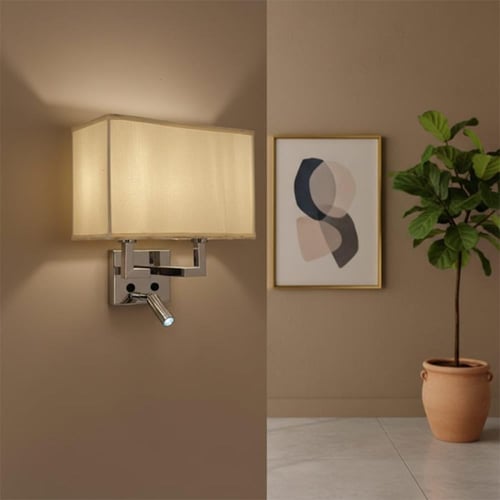 جداري سرير اباجوره مستطيل مع كشاف قراءه W8418