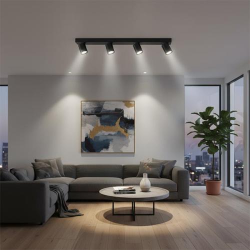 لطش لورا تراك أسود W33011 - GU10